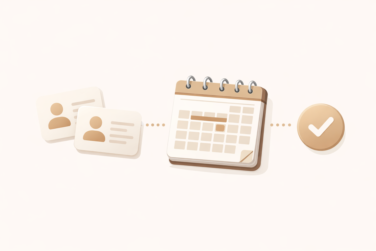 Illustration de l’organisation des rendez-vous et du suivi client