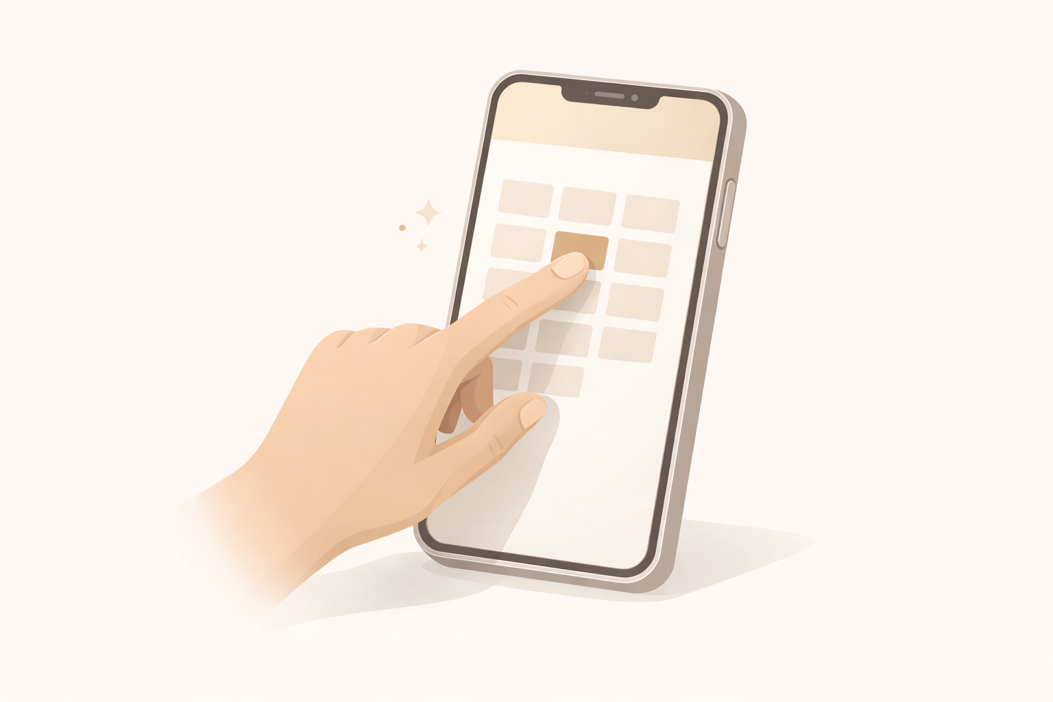 Reservation en ligne BYSOINS sur mobile